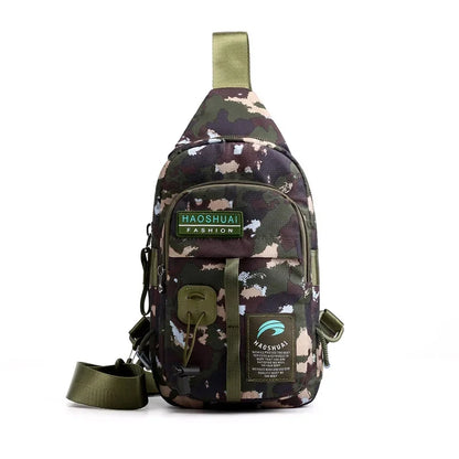 Military Sling Chest Bags Rucksack Multi-Functional New Fashion Casual Male Cross Body Bag Men Nylon One Shoulder Backpack