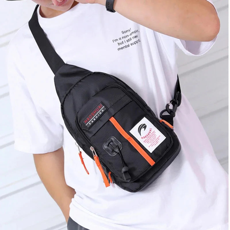 Military Sling Chest Bags Rucksack Multi-Functional New Fashion Casual Male Cross Body Bag Men Nylon One Shoulder Backpack