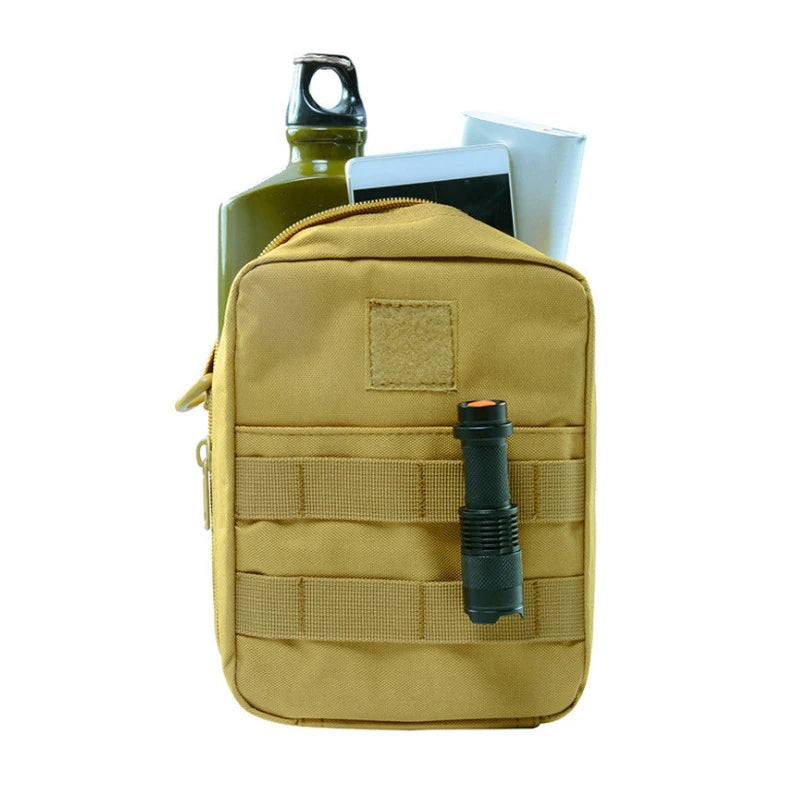 Military Tactical Molle Small Size Pouch Outdoor Sport Oxford Multifunction Crossbody Bgas Phone Accessory Army Riding Chest Bag