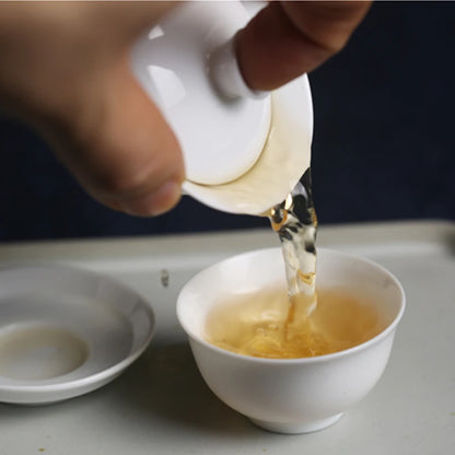 Mini 50ml Gaiwan For Tea Solid White Porcelain Tureen With Lid Teaware Travel Kung Fu Tea Set Chinese Cup Small Bowls Chawan