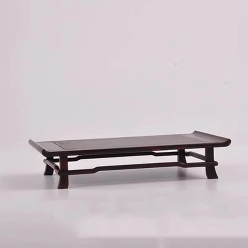 Mini Bonsai Flower Table Decoration Base, Solid Wood Bracket, Tea Pot, Antique Jade Ware, Rare Stone Seal, Base