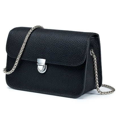 Mini Chain Square Bags for Women Luxury Designer Genuine Leather Shoulder Bags Trend Phone Bag Girl Crossbody Bag Small Flap Bag