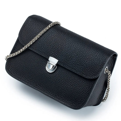 Mini Chain Square Bags for Women Luxury Designer Genuine Leather Shoulder Bags Trend Phone Bag Girl Crossbody Bag Small Flap Bag