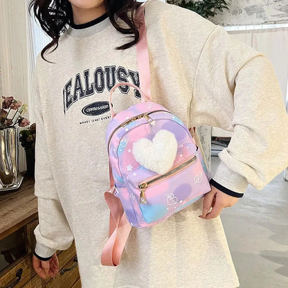 Mini Cute Women's Backpack Outdoor Small Travel Feminina Rucksack Fashion Student School Bag For Girls