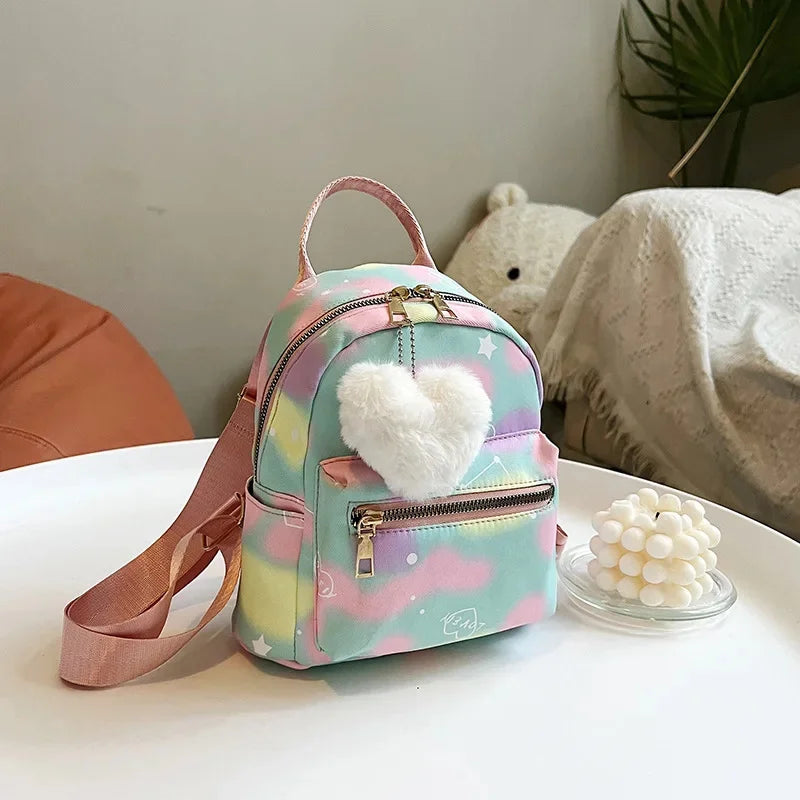 Mini Cute Women's Backpack Outdoor Small Travel Feminina Rucksack Fashion Student School Bag For Girls
