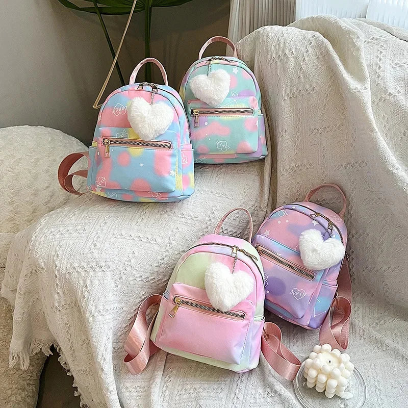 Mini Cute Women's Backpack Outdoor Small Travel Feminina Rucksack Fashion Student School Bag For Girls