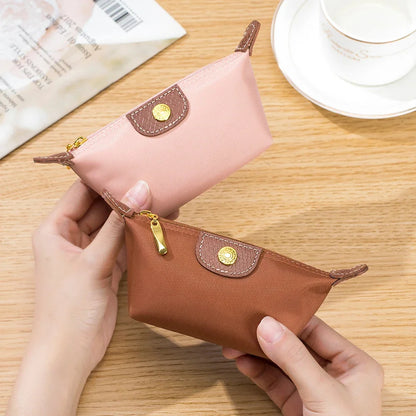 Mini Exquisite Zero Wallet Lightweight and Fashionable Dumpling Portable Lipstick Earphone Storage Bag Coin Purse for Women