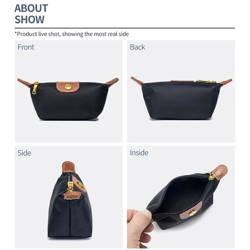 Mini Exquisite Zero Wallet Lightweight and Fashionable Dumpling Portable Lipstick Earphone Storage Bag Coin Purse for Women