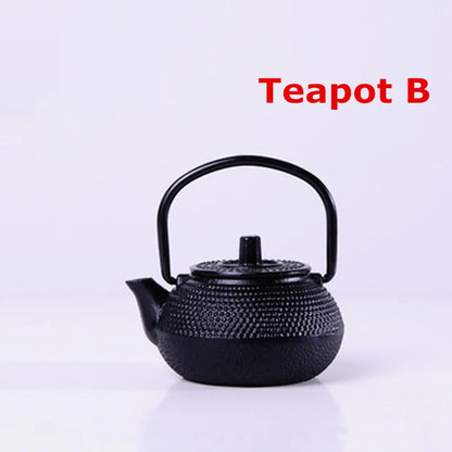 Mini Japanese Cast Iron Teapot Set Tea Pot Tetsubin Kettle 50ml Kung Fu Sets Infusers High Quality Cooking Tools Cute Gift