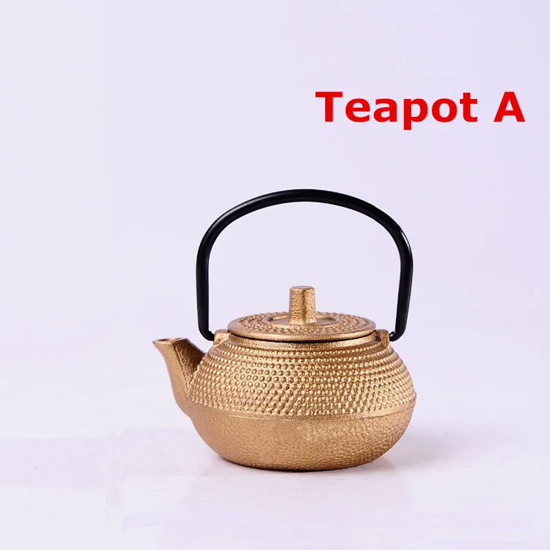Mini Japanese Cast Iron Teapot Set Tea Pot Tetsubin Kettle 50ml Kung Fu Sets Infusers High Quality Cooking Tools Cute Gift