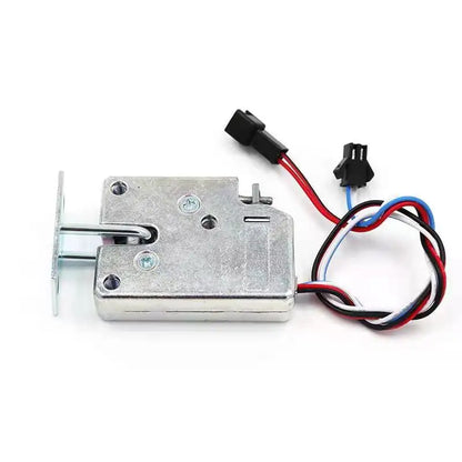 Mini Magnetic Latch Door Lock Electric Drop Bolt Picks Auto 12VSolenoid Induction Access Control File feedback lock Case Cabinet