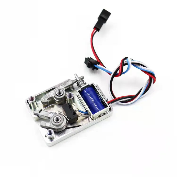 Mini Magnetic Latch Door Lock Electric Drop Bolt Picks Auto 12VSolenoid Induction Access Control File feedback lock Case Cabinet