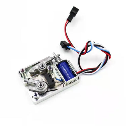 Mini Magnetic Latch Door Lock Electric Drop Bolt Picks Auto 12VSolenoid Induction Access Control File feedback lock Case Cabinet