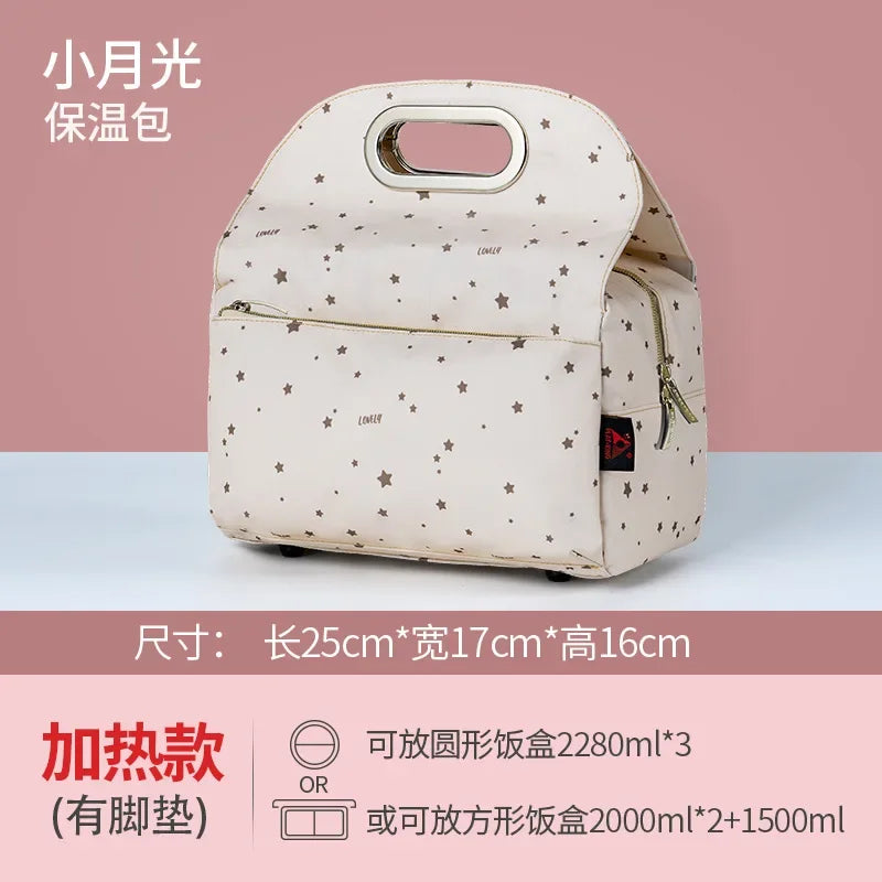 Mini Portable Electric Lunch Box Food Heater - Innovative Food Warmer and Heated Lunch Bag for Adults Car/Home - Easily Cook