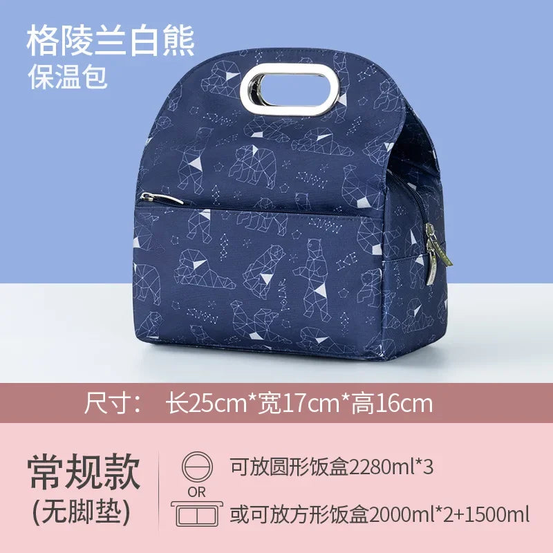 Mini Portable Electric Lunch Box Food Heater - Innovative Food Warmer and Heated Lunch Bag for Adults Car/Home - Easily Cook