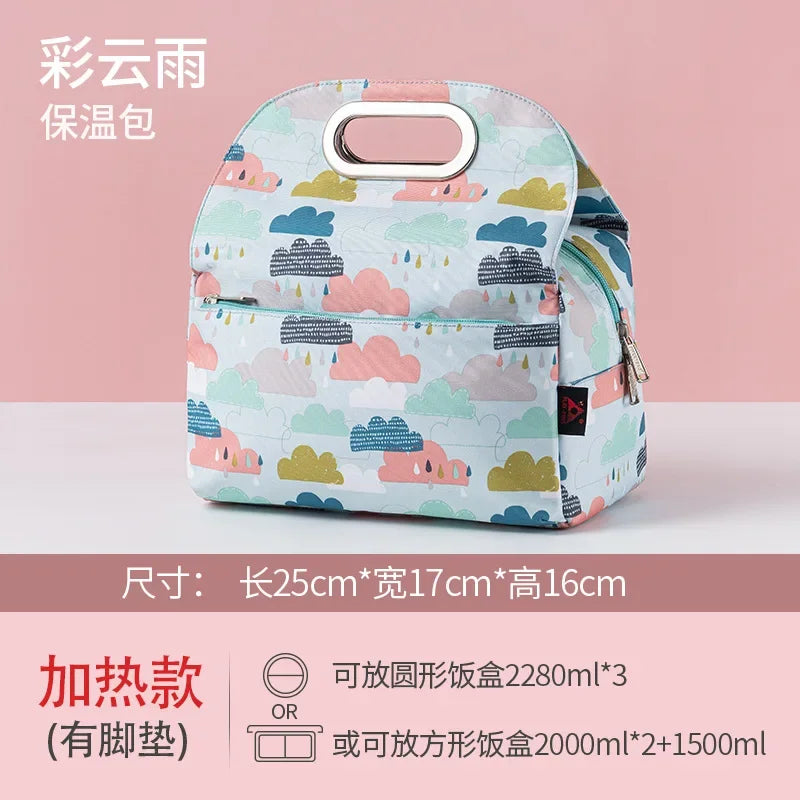 Mini Portable Electric Lunch Box Food Heater - Innovative Food Warmer and Heated Lunch Bag for Adults Car/Home - Easily Cook