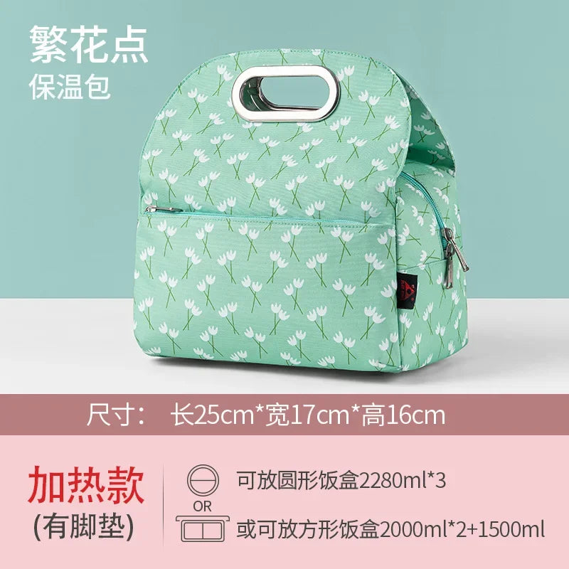 Mini Portable Electric Lunch Box Food Heater - Innovative Food Warmer and Heated Lunch Bag for Adults Car/Home - Easily Cook
