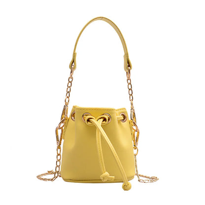 Mini Pu Leather Bucket Bags For Women 2019 Chain Crossbody Bags Female Shoulder Messenger Bag Ladies  Lipstick Organizer