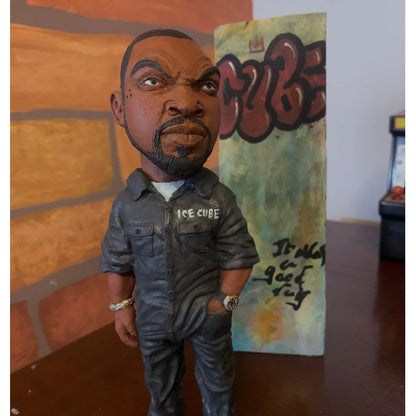 Mini Resin Crafts Ornaments Hip Hop Characters Figurine Legendary boxer, Ace Cooper For Home Indoor Sculptures Home Decor