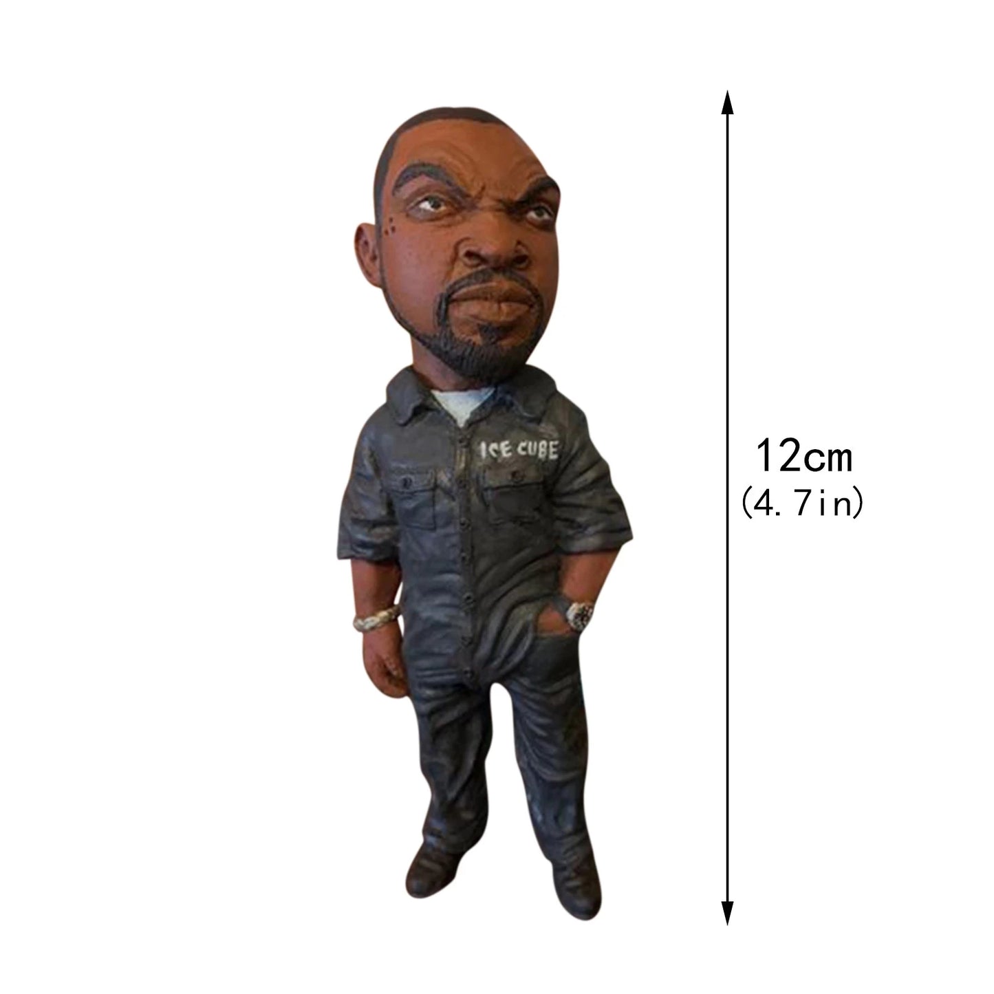 Mini Resin Crafts Ornaments Hip Hop Characters Figurine Legendary boxer, Ace Cooper For Home Indoor Sculptures Home Decor