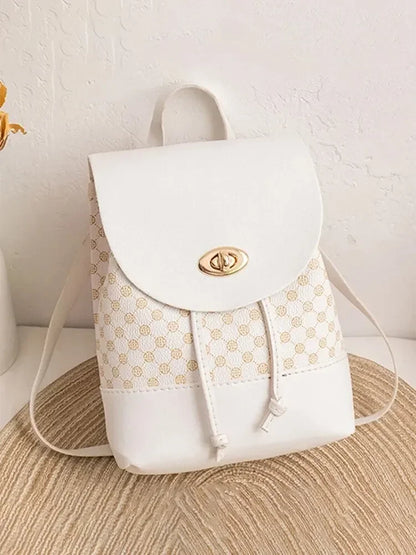 Mini Shoulder Bag PU Leather Portable and Slim Large Capacity Shoulder Cell Phone Backpack for Women