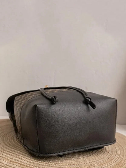 Mini Shoulder Bag PU Leather Portable and Slim Large Capacity Shoulder Cell Phone Backpack for Women
