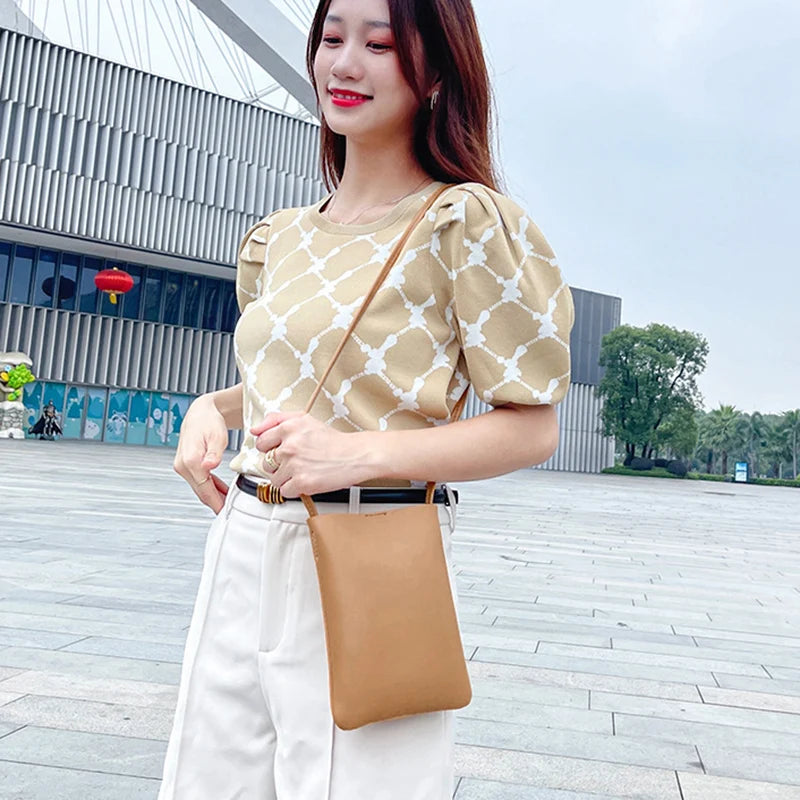 Mini Shoulder Bags for Girls Mobile Phone Messenger Bags Women Fashion PU Crossbody Handbags Lipstck Purses Bolsos Para Mujer