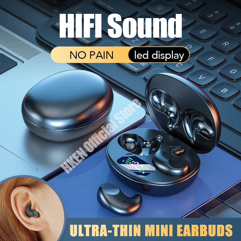 Mini TWS Bluetooth Earphones Noise Reduction Earbuds Sports Wireless Headphones HIFI Sound Headsets for All Smart phone