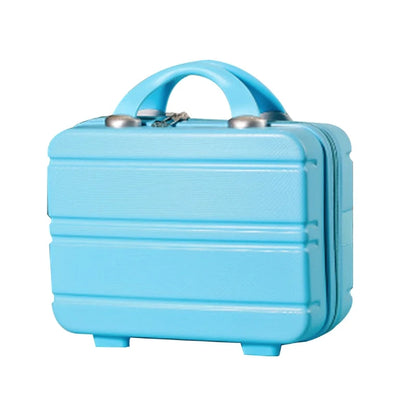 Mini Travel Hand Luggage Cosmetic Case Small Portable Carrying Pouch Cute Suitcase for Makeup Multifunctional Storage Organizer