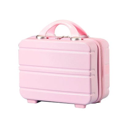 Mini Travel Hand Luggage Cosmetic Case Small Portable Carrying Pouch Cute Suitcase for Makeup Multifunctional Storage Organizer