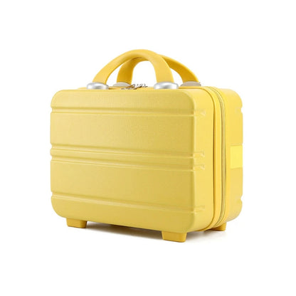 Mini Travel Hand Luggage Cosmetic Case Small Portable Carrying Pouch Cute Suitcase for Makeup Multifunctional Storage Organizer