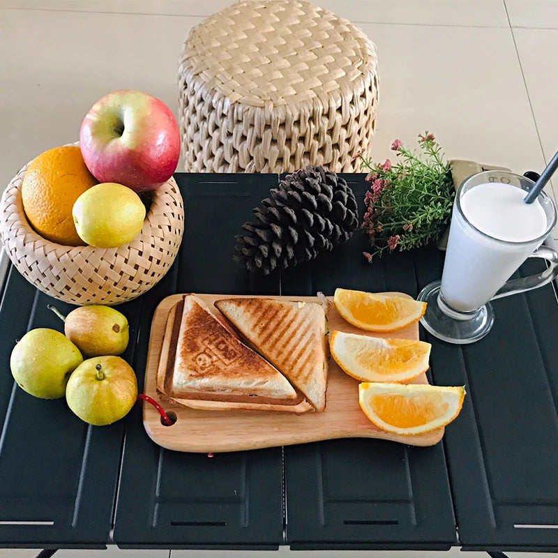 Mini sandwich maker household breakfast machine gas stove non-stick pan double-sided  sandwich waffle mold With Insulated Handle