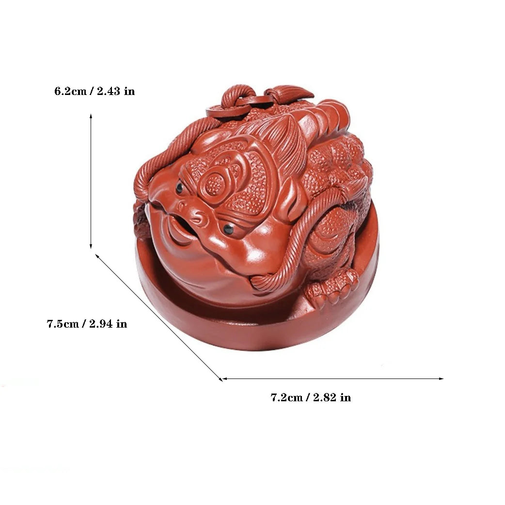 Miniature statue of the  mascot Golden Cicada ，Recruiting wealth, warding off evil spirits,Tea set decoration Home Decoration