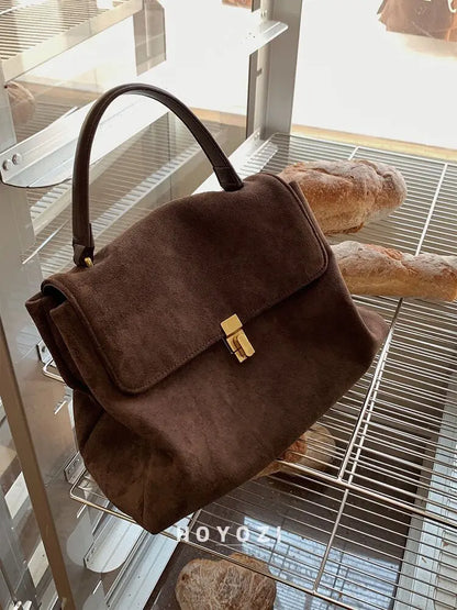 Minimalism Soft Leather Tote Bag For Women 2024 New High Quality Large Capacity Commuter Handbags Elegant Luxury Purses Clutch