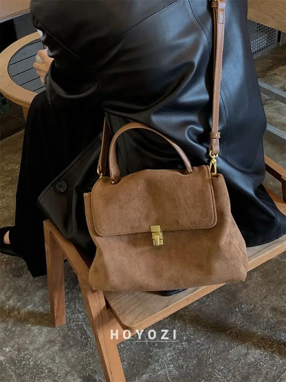 Minimalism Soft Leather Tote Bag For Women 2024 New High Quality Large Capacity Commuter Handbags Elegant Luxury Purses Clutch