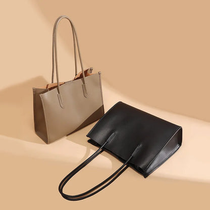 Minority Designer Commuter Shoulder Bag Women Totes Elegant All-match Genuine Leather Handbags Light Luxury Bolsas Mujer Moda