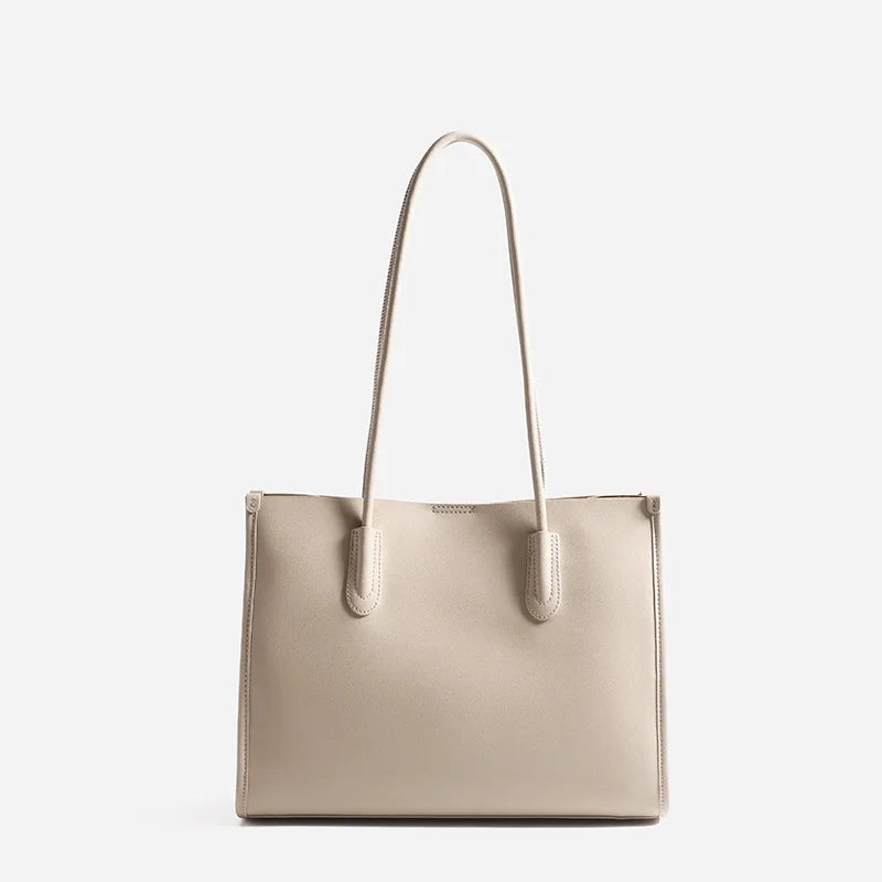 Minority Designer Commuter Shoulder Bag Women Totes Elegant All-match Genuine Leather Handbags Light Luxury Bolsas Mujer Moda