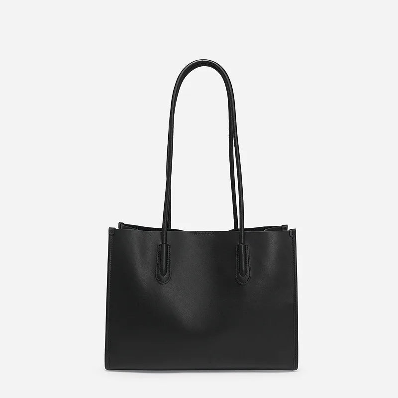 Minority Designer Commuter Shoulder Bag Women Totes Elegant All-match Genuine Leather Handbags Light Luxury Bolsas Mujer Moda