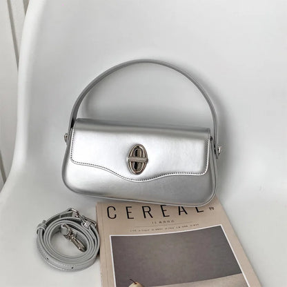 Minority Designer French Style Crossbody Bag 2024 New Cowhide Handbags Fashion Casual All-match Single Shoulder Underarm Bags