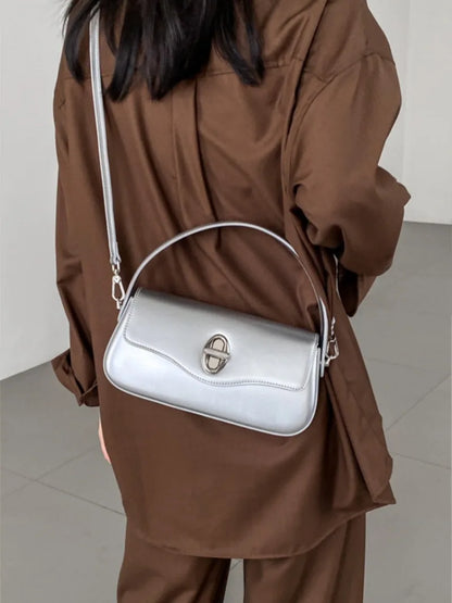 Minority Designer French Style Crossbody Bag 2024 New Cowhide Handbags Fashion Casual All-match Single Shoulder Underarm Bags
