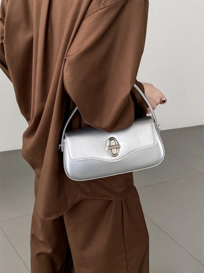 Minority Designer French Style Crossbody Bag 2024 New Cowhide Handbags Fashion Casual All-match Single Shoulder Underarm Bags