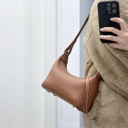 Minority Retro Hobos Women's Shoulder Bag Casual All-macth Commuter Underarm Crossbody Bags Trendy Light Luxury Bolsos Mujer