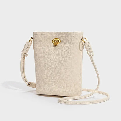Mobile Phone Bag Niche Large Capacity Double Compartment Women's Bag Simple Single Shoulder Crossbody Bag Designer Luxury