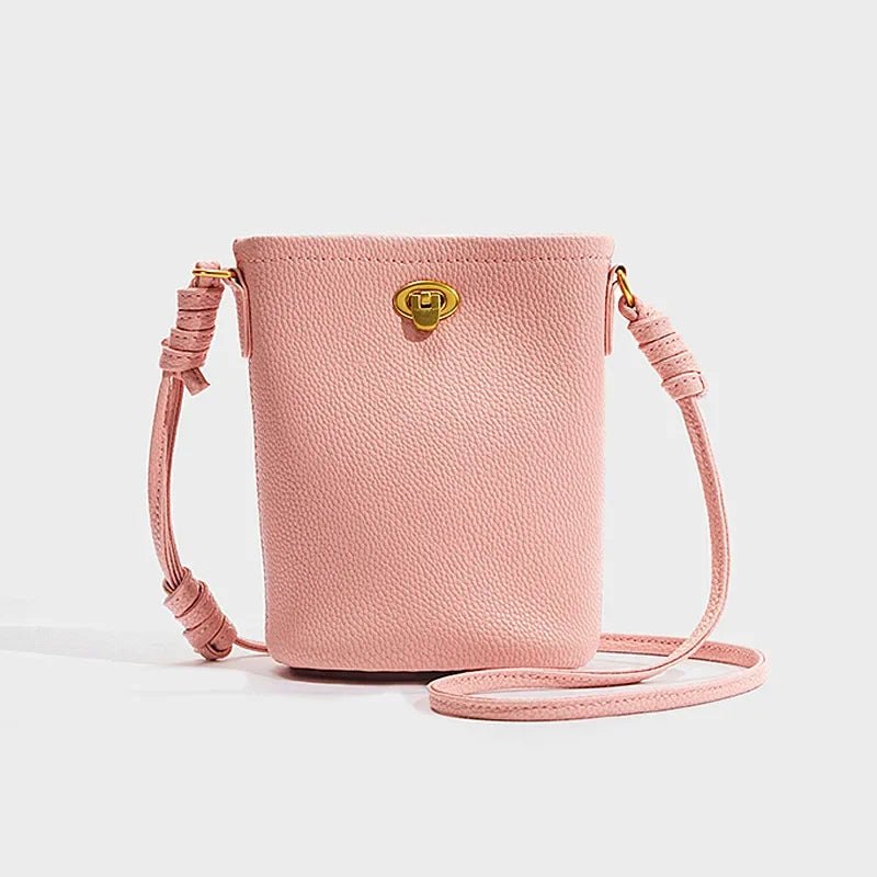 Mobile Phone Bag Niche Large Capacity Double Compartment Women's Bag Simple Single Shoulder Crossbody Bag Designer Luxury