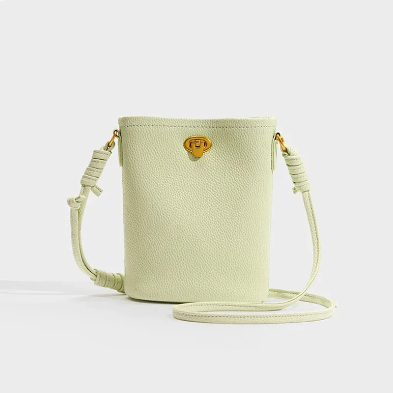 Mobile Phone Bag Niche Large Capacity Double Compartment Women's Bag Simple Single Shoulder Crossbody Bag Designer Luxury