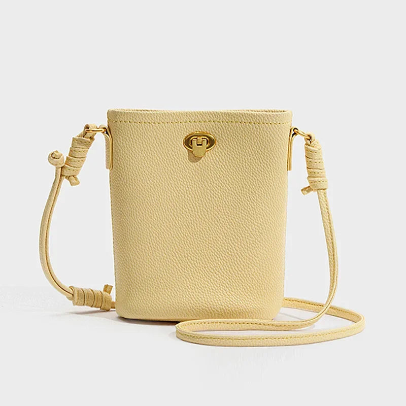Mobile Phone Bag Niche Large Capacity Double Compartment Women's Bag Simple Single Shoulder Crossbody Bag Designer Luxury