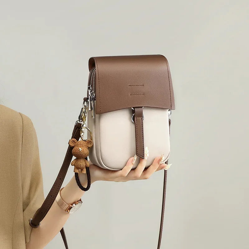 Mobile Phone Bags Women's Bag 2024 New Crossbody Bag Mini Genuine Leather Shoulder Bag Designer Bags Luxury