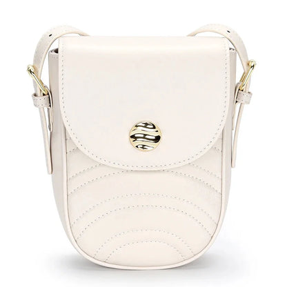 Mobile Phone Ladies 2024 Summer New Fashion Niche One-shoulder Diagonal High-quality Soft Leather Small Bag