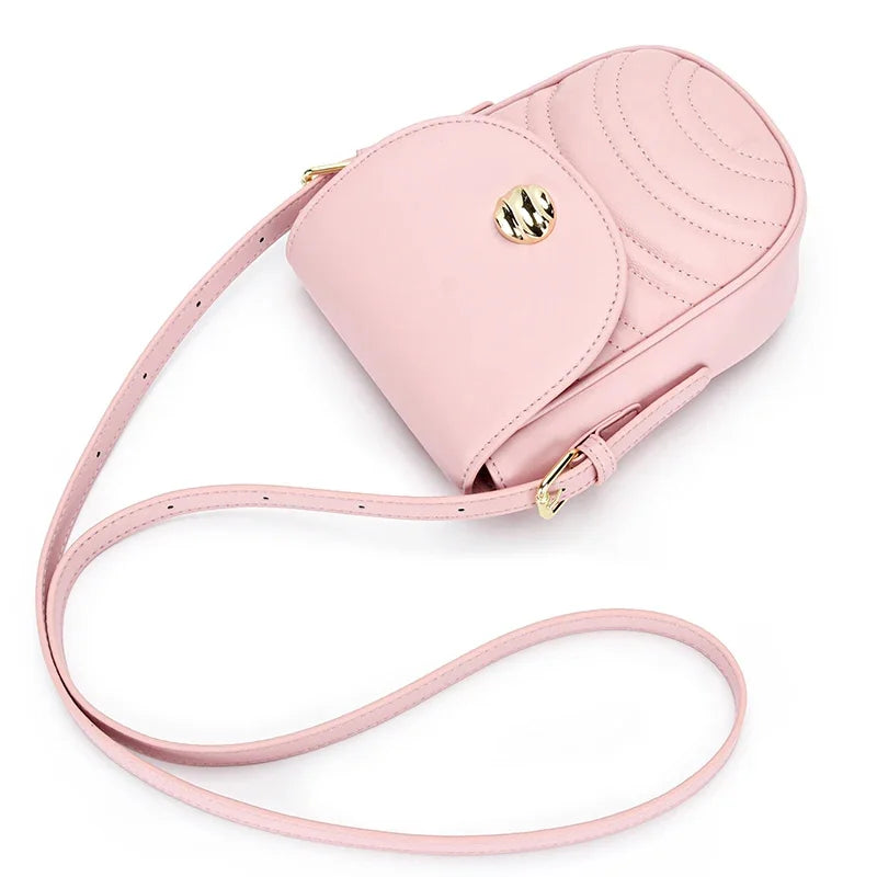 Mobile Phone Ladies 2024 Summer New Fashion Niche One-shoulder Diagonal High-quality Soft Leather Small Bag