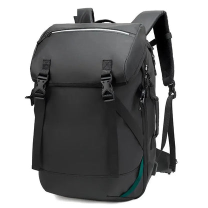 Mochila Backpack Men's Business Leisure Large-capacity Travel Bag Laptop Bagkpack Junior High School Schoolbag Male Teenager